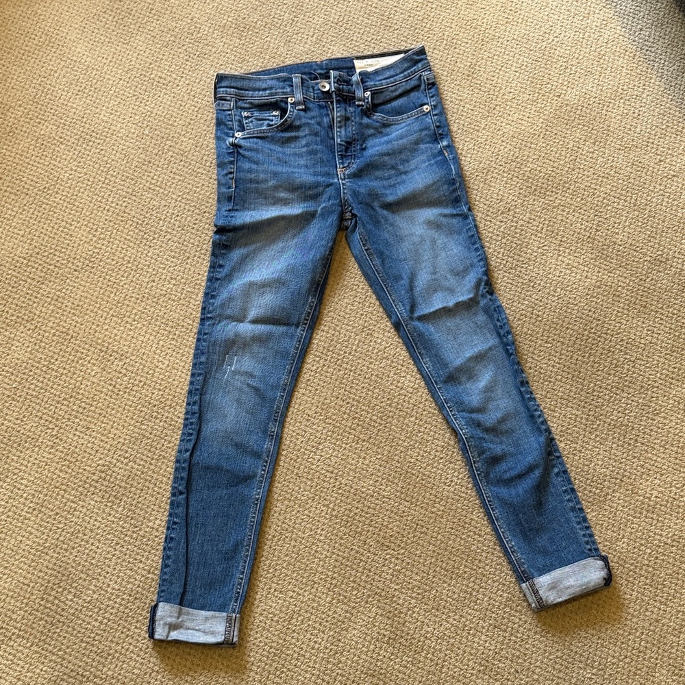 Rag & Bone High Rise Denim Jeans